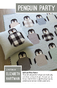 Penguin Party - quilt pattern- Elizabeth Hartman