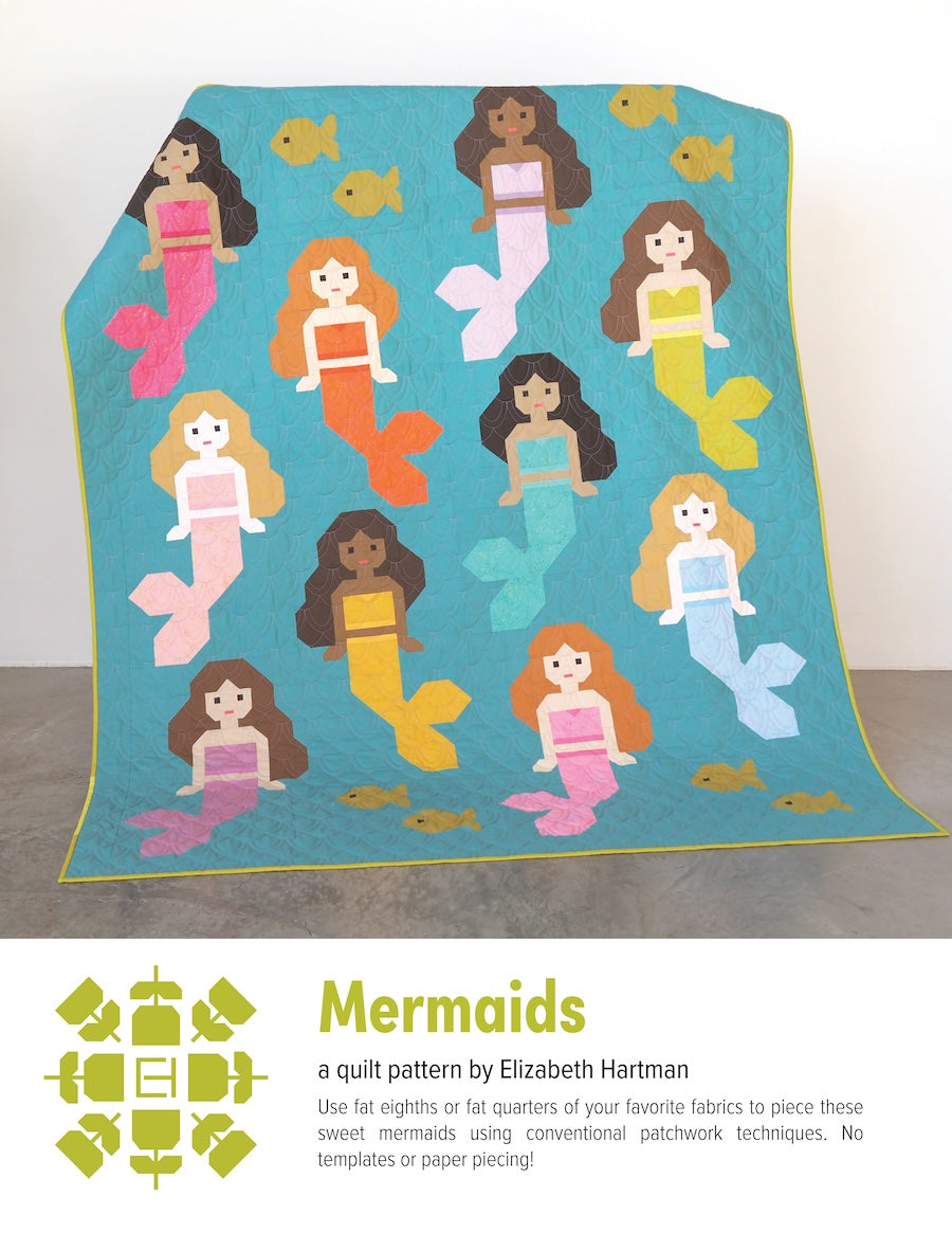 Mermaids - quilt pattern- Elizabeth Hartman