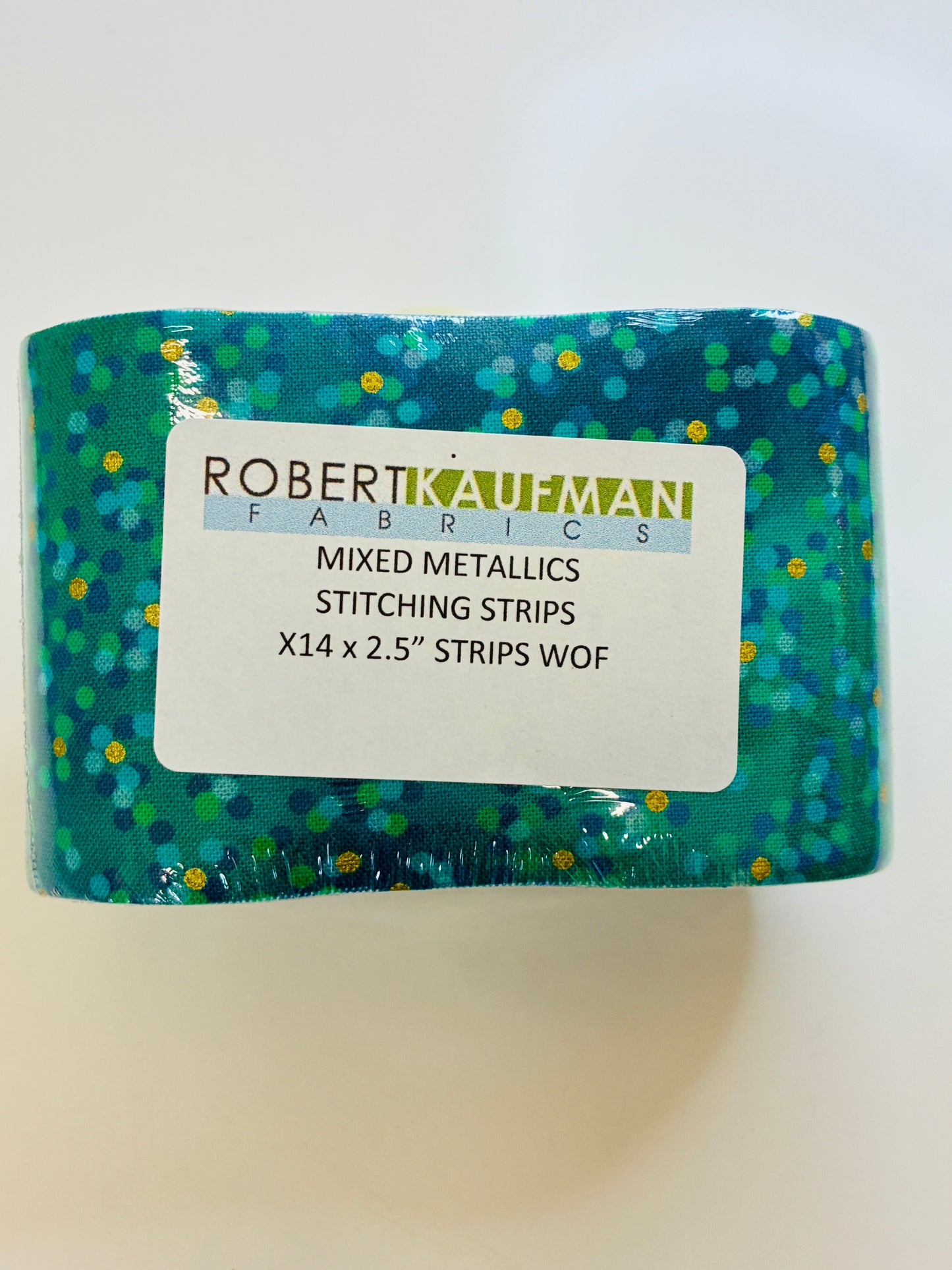 Mixed metallics Robert Kaufman 2.5 inch