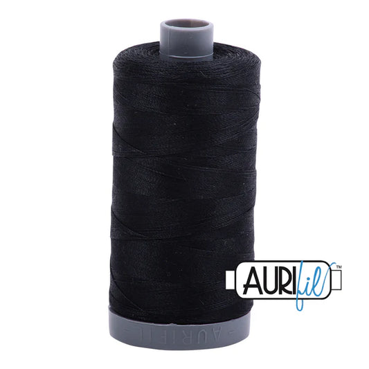 Aurifil 28 weight 2692 black