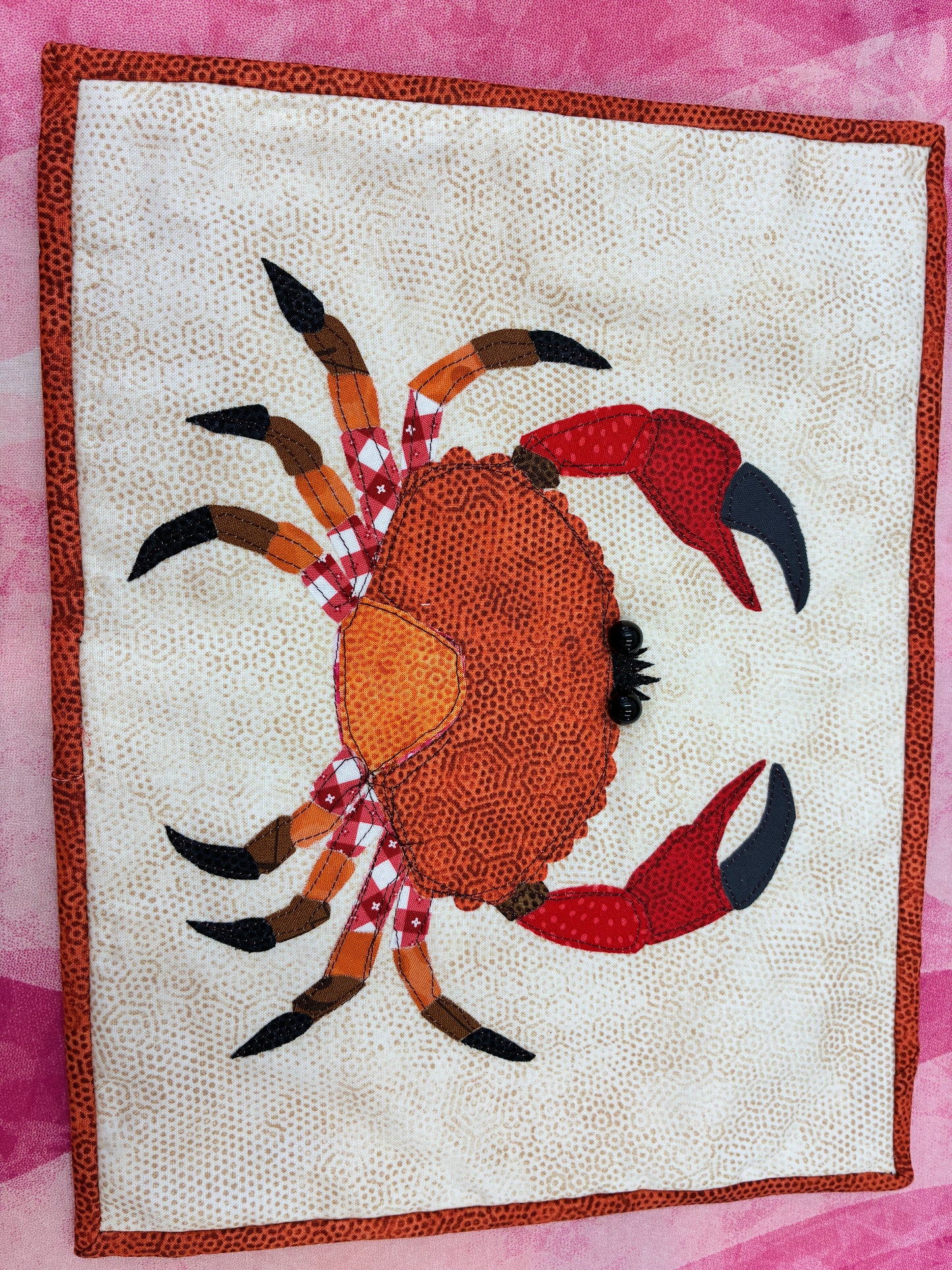 Scrappy Crab - red or green PRE-ORDER