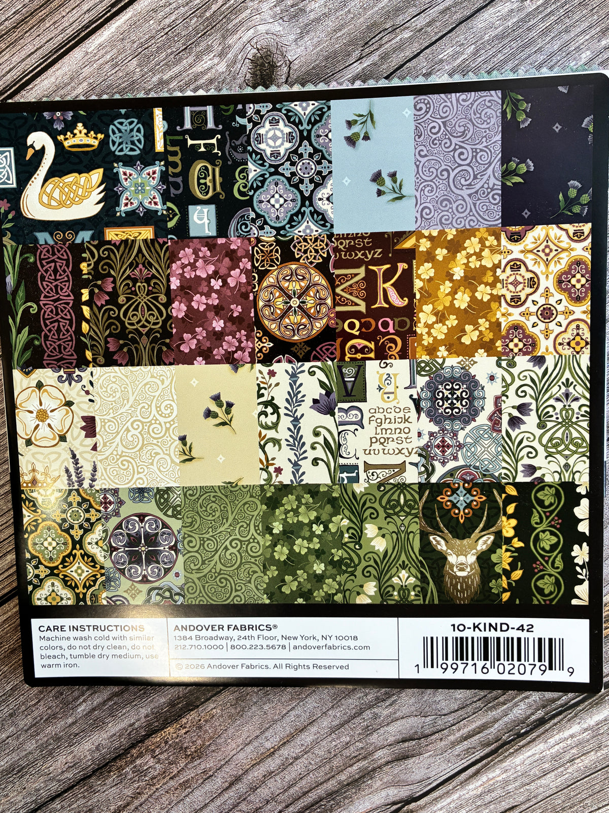 Kindred - 10 x 10 inch squares- layer cake 42 squares