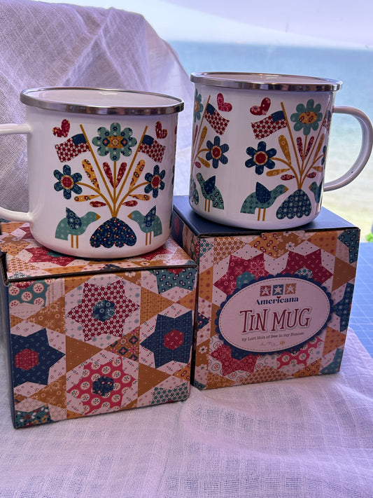 Lori Holt Americana Tin Mug