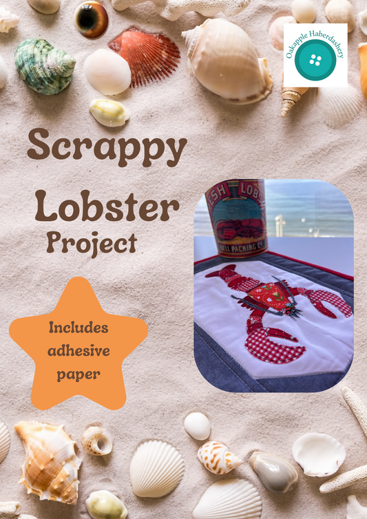 Scrappy Lobster Kit - red or blue!