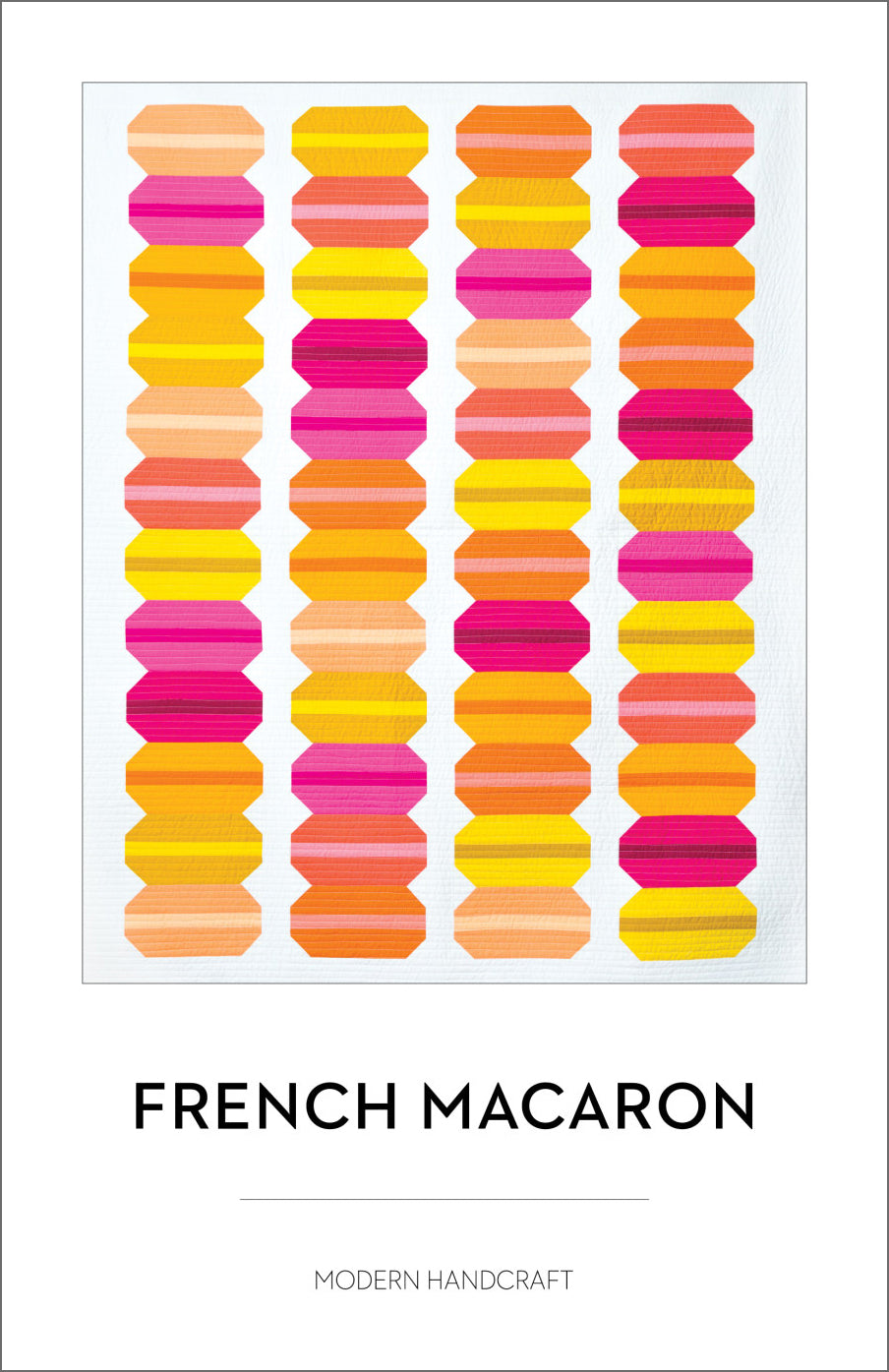 French Macaron quilt pattern by Modern Handcraft