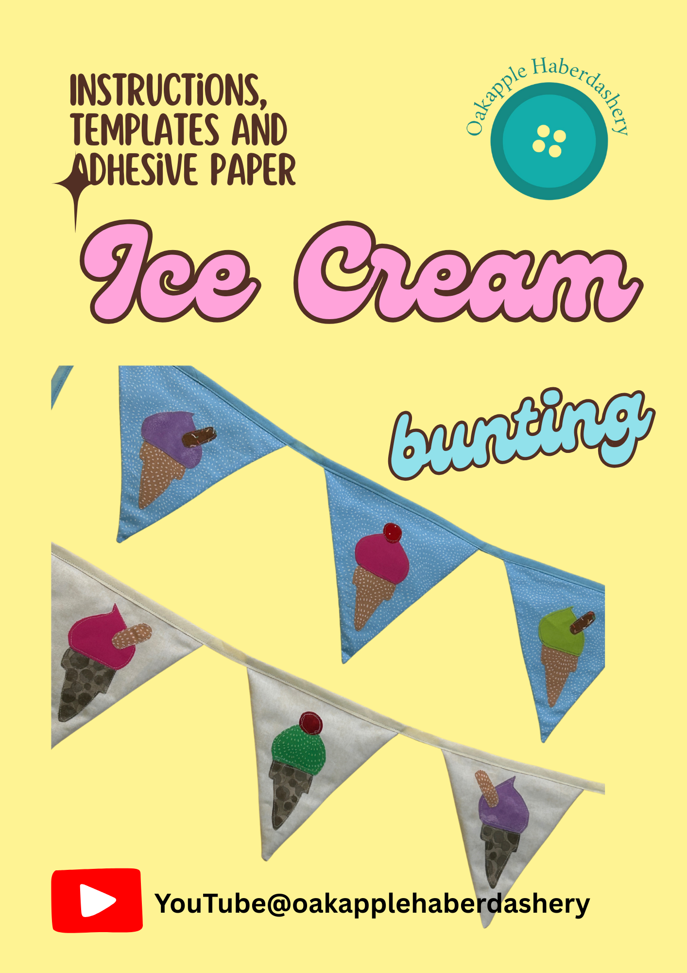 Pattern - ice cream bunting