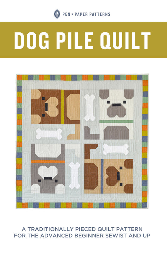 Dog Pile quilt pattern by Pen and Paper