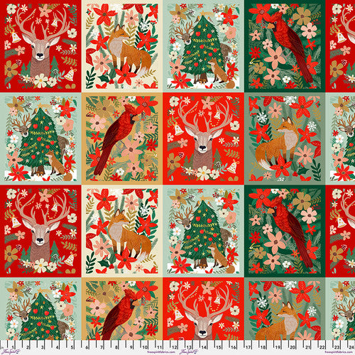 Christmas Spirit - Mia Charro squares multi C069