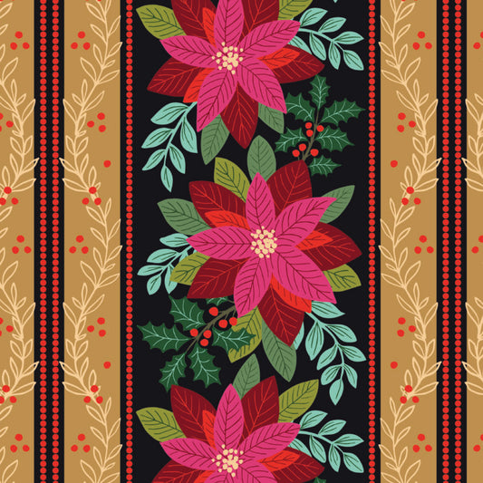 All is bright table runner stripe