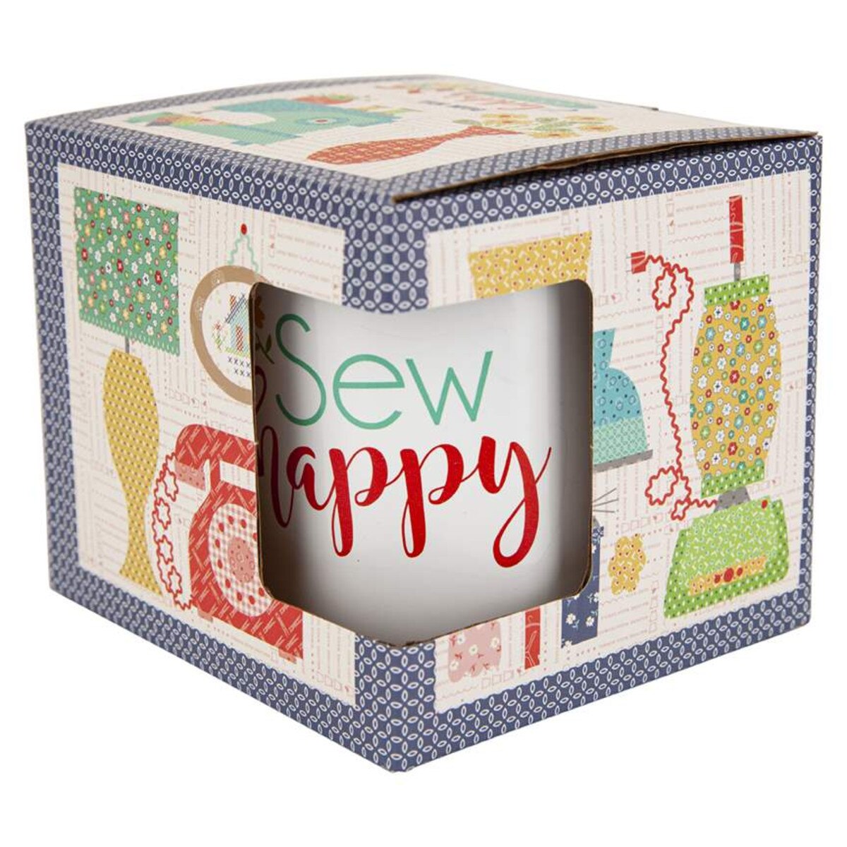 Lori Holt Sew Happy Tin Mug