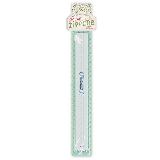 Lori Holt - Happy Zipper 22 inch double pull zipper - latte