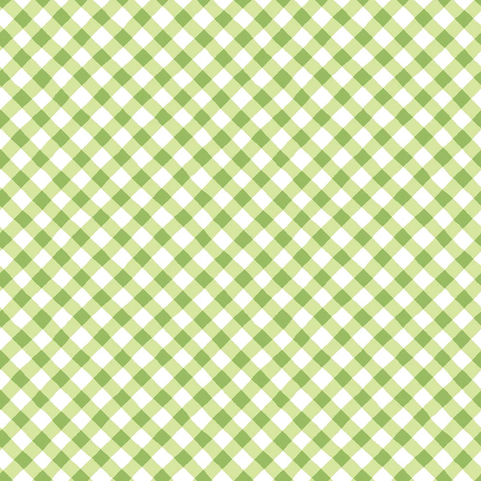 Sippin' on Sunshine by Kimber Bell Gingham green MAS11078-G