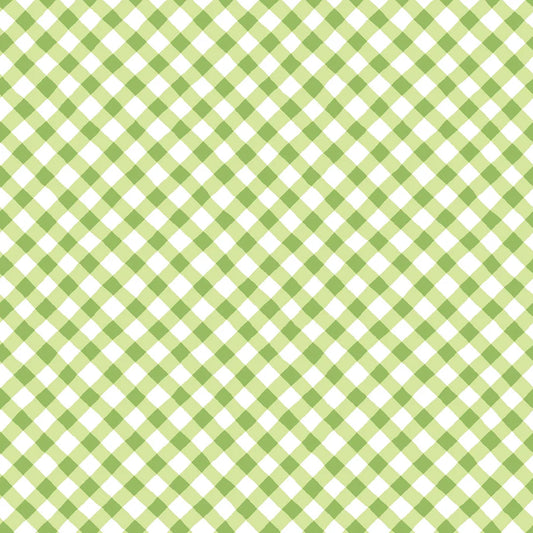 Sippin' on Sunshine by Kimber Bell Gingham green MAS11078-G