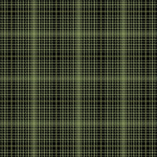 Autumn Elegance - green plaid