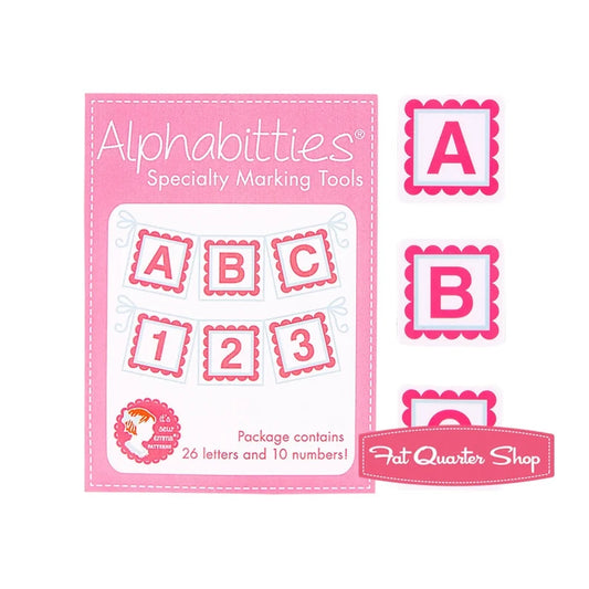 Alphabitties - speciality quilt marking tools - pink
