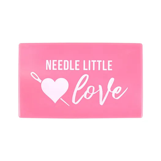 Magnetic needle case - pink teal or navy