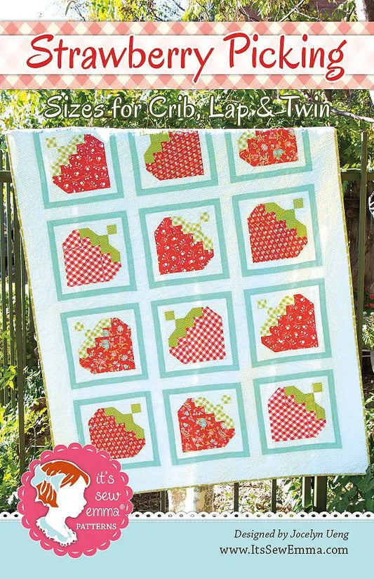 Strawberry Picking quilt pattern