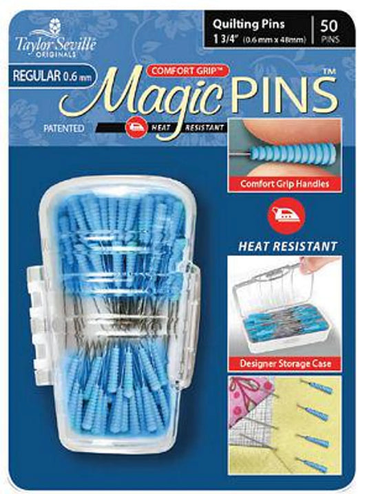 Magic Pins  -quilting regular 1 3/4 inches 0.6 x 48mm -50 or 100