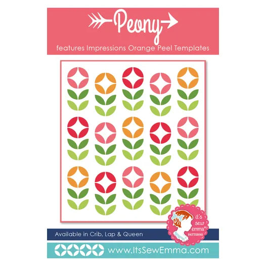 Peony quilt pattern