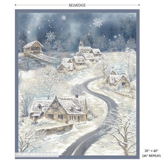 Winter Whisper - village panel