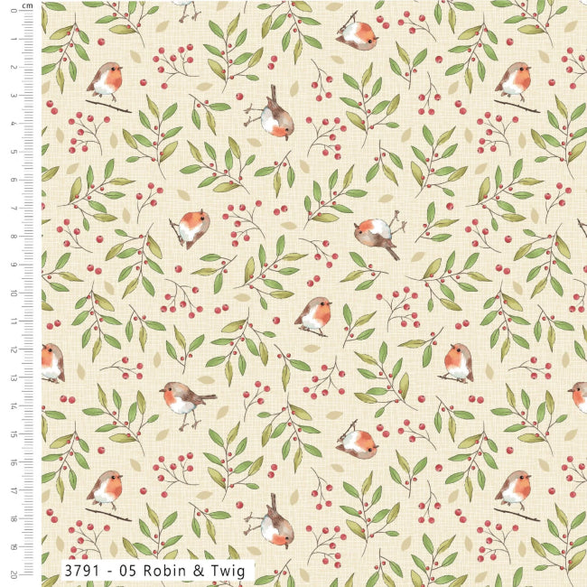 Yuletide Burrow - Robin and Twig