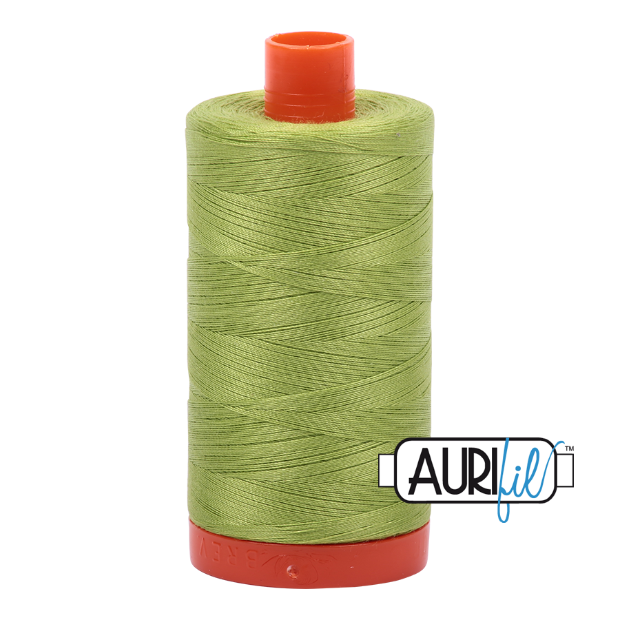 Aurifil cotton thread 50WT 1231 lime