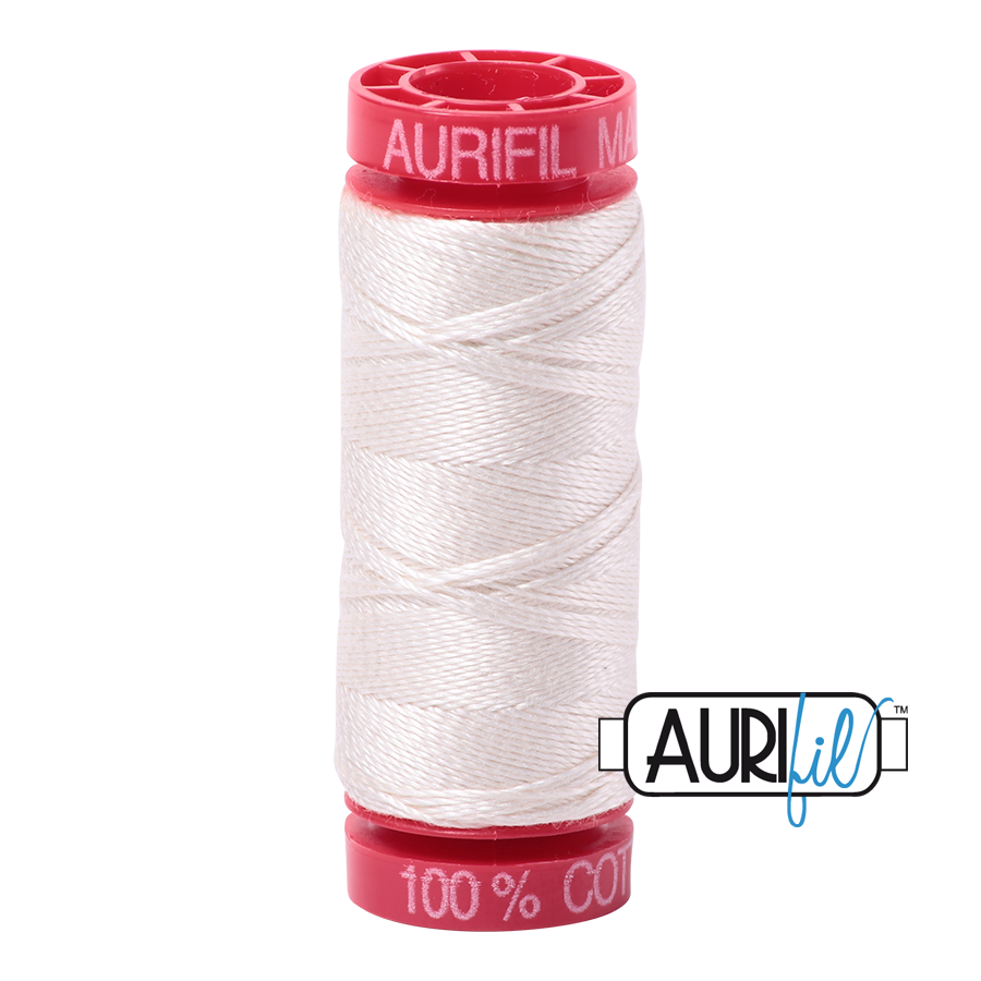 Aurifil 12 weight small spool - muslin 2311